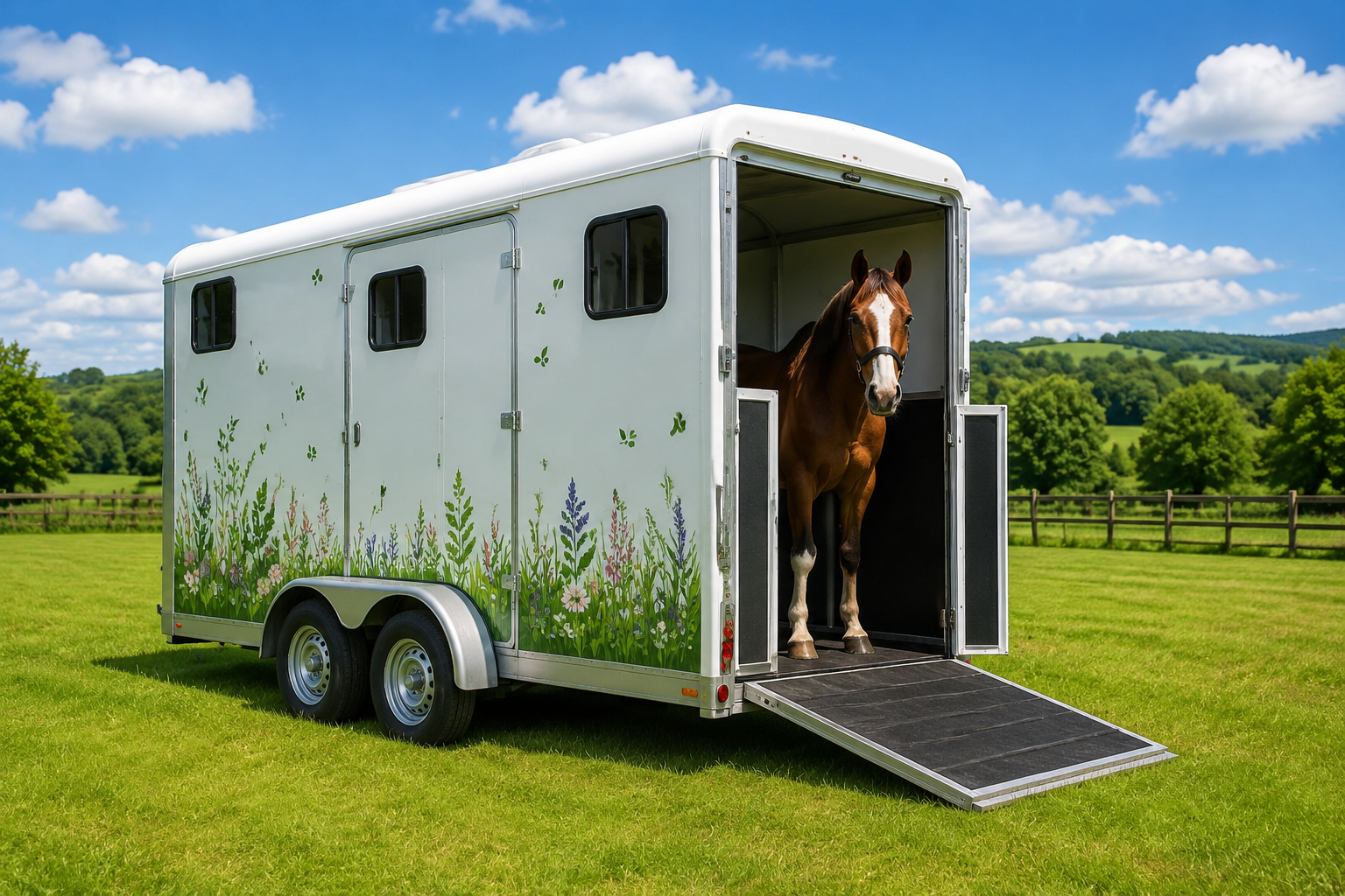 Professional animal transport trailer